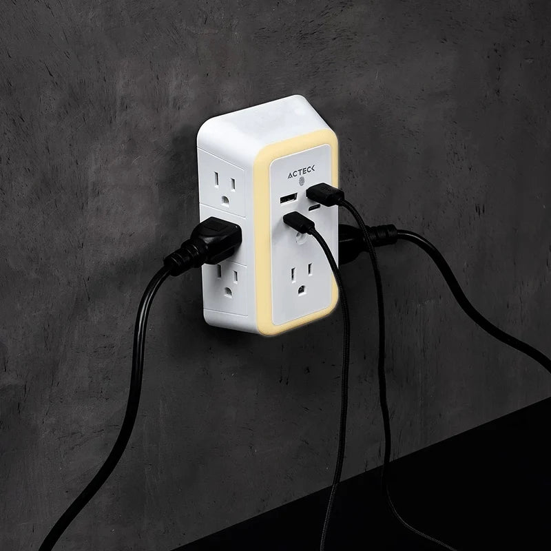 Cargador de Pared ENERGON LUMINA CP515 Acteck Advance Series