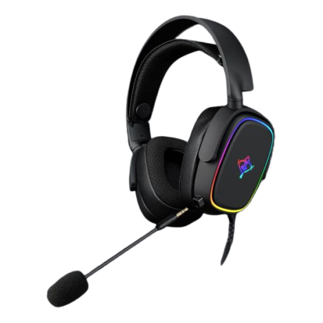 Diadema GAMER PROUD RGB Yeyian YDG-33406, Diademas, Negros