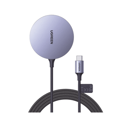 Cargador Inalámbrico Magnético  15W  Tecnología Magsafe  1.5 metros USB-C