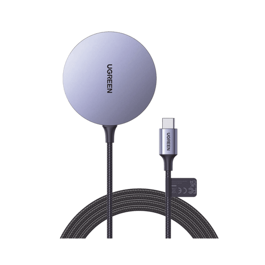 Cargador Inalámbrico Magnético  15W  Tecnología Magsafe  1.5 metros USB-C