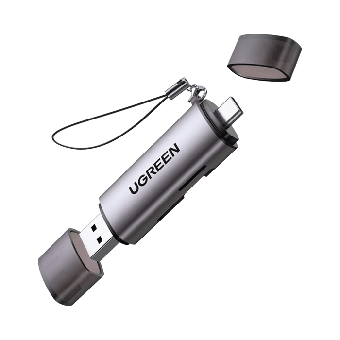 Lector de Tarjetas USB-C + USB-A a MicroSD (TF)/SD