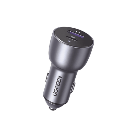 Cargador de Auto 52.5W | Puerto USB-A y USB-C | Carga Rápida | Compatible con Vehículos de 12 y 24 VCD | PD3.0 + QC3.0