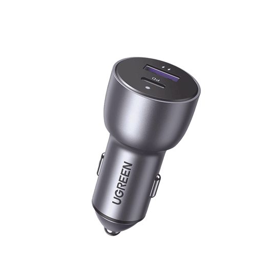 Cargador de Auto 52.5W | Puerto USB-A y USB-C | Carga Rápida | Compatible con Vehículos de 12 y 24 VCD | PD3.0 + QC3.0