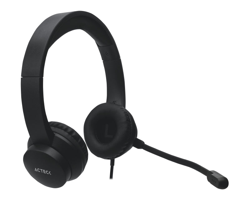 Audífonos ,ACTECK SF10 , Negro, USB