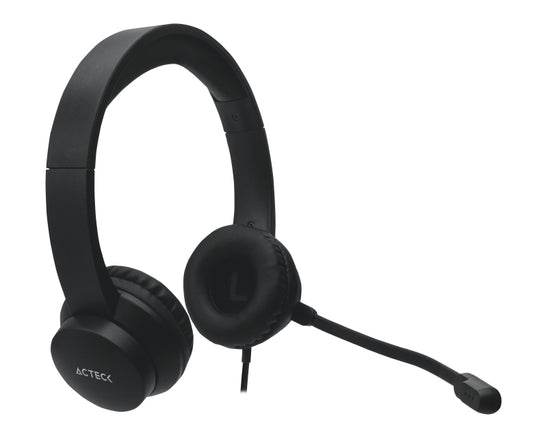 Audífonos ,ACTECK SF10 , Negro, USB