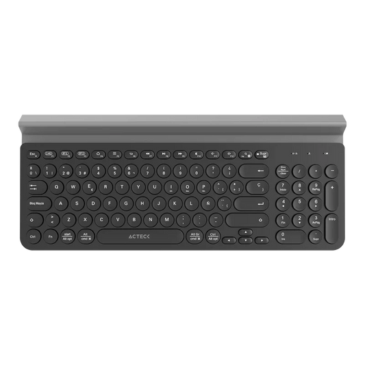 Teclado Inalámbrico Conexión Dual 2.4hz/Bluetooth Inspire Comp TI695, ACTECK , color negro