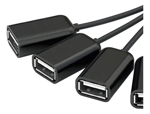 Hub HU-101, VORAGO, 4 Puntos USB 2.0, 1m