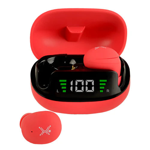 Audífonos TWS TinyBeatz Minis Rojos PC-117087