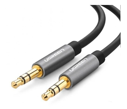 Cable Auxiliar 2 Metros, Conector 3.5mm a 3.5mm
