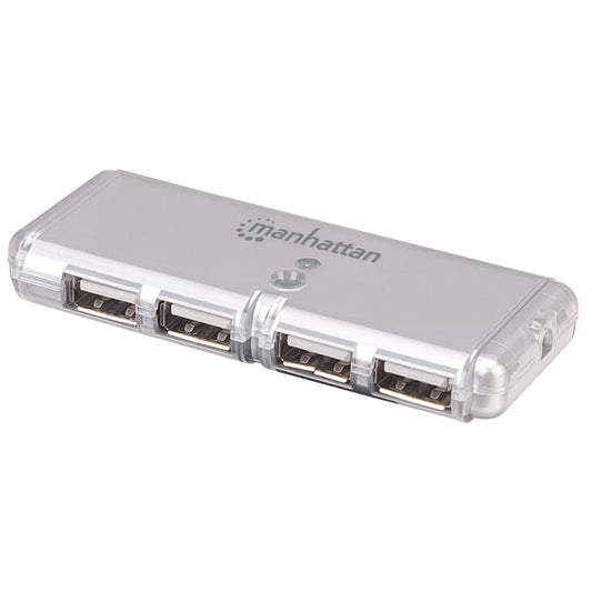 USB Pocket Hub, 160599, Manhattan, 4 puertos USB , LED indicador