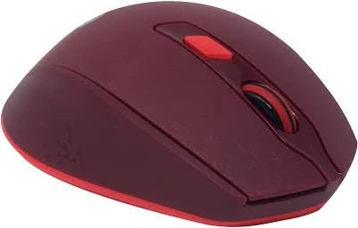 Mouse Naceb Technology NA-0119R, Rojo, 6 botones, Inalámbrico 2.4GHz